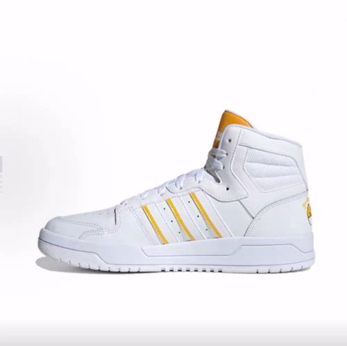 蛋黄哥 x adidas neo Entrap Mid 中帮 板鞋 男女同款