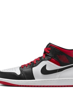 【布布】 Jordan 复古篮球鞋 黑色 中帮 Air 1 Mid 