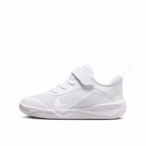 Nike Omni Multi-Court 低帮 儿童休闲鞋 白 中小童
