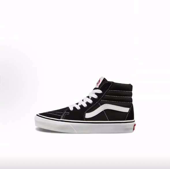 Vans SK8  高帮 帆布鞋 中小童