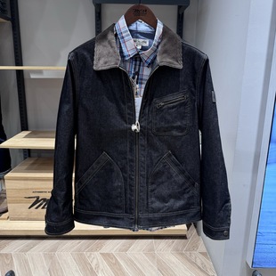 MCS万宝路秋冬修身 翻领商务休闲夹克单外套CW24WJ015M专柜1800 版