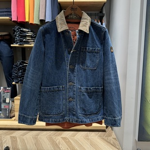 MCS万宝路秋冬合身版 商务休闲翻领夹克外套CW24WJ042GK6专柜1800