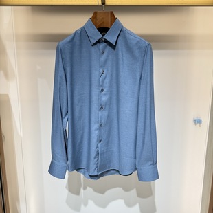 衬衫 商务休闲长袖 88SGB8313003专柜2580 男装 Satchi沙驰春秋标准款