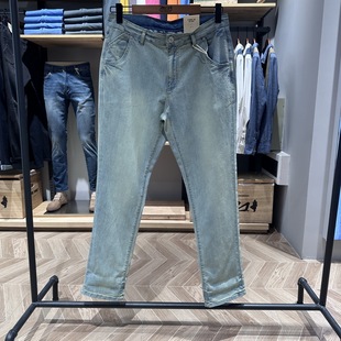 长裤 水洗做旧休闲牛仔裤 CS23WN106M专柜1200HD 男装 MCS万宝路新款