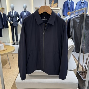 依文男装 翻领商务休闲棉衣棉服外套EJ830030专柜2380 秋冬款