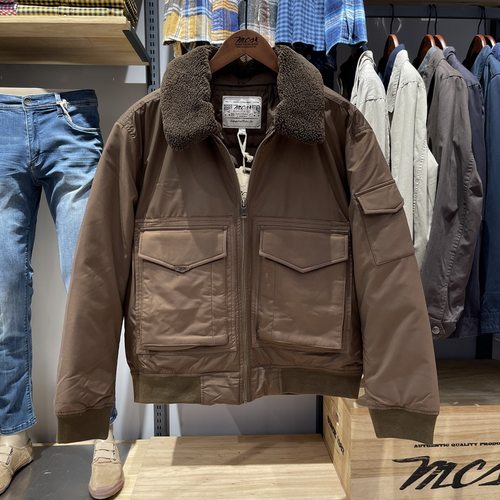 万宝路MCS男装秋冬松身版翻领鸭绒羽绒服CW22WJ826M专柜3200HD