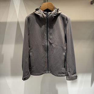 依文男装 连帽商务休闲夹克外套EG730286专柜2380 秋冬款