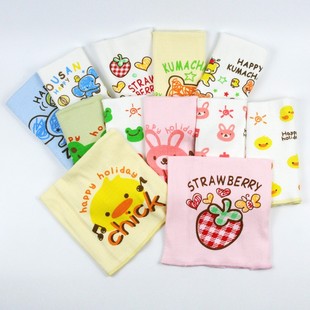 新生儿春秋防着凉护肚围肚兜婴儿单层双层卡通棉质护脐带春秋夏季