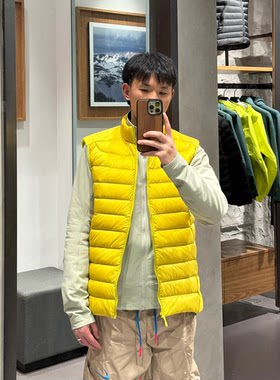 鸟无标平替 户外休闲立领排骨羽绒服马甲轻量保暖外套中间层男女