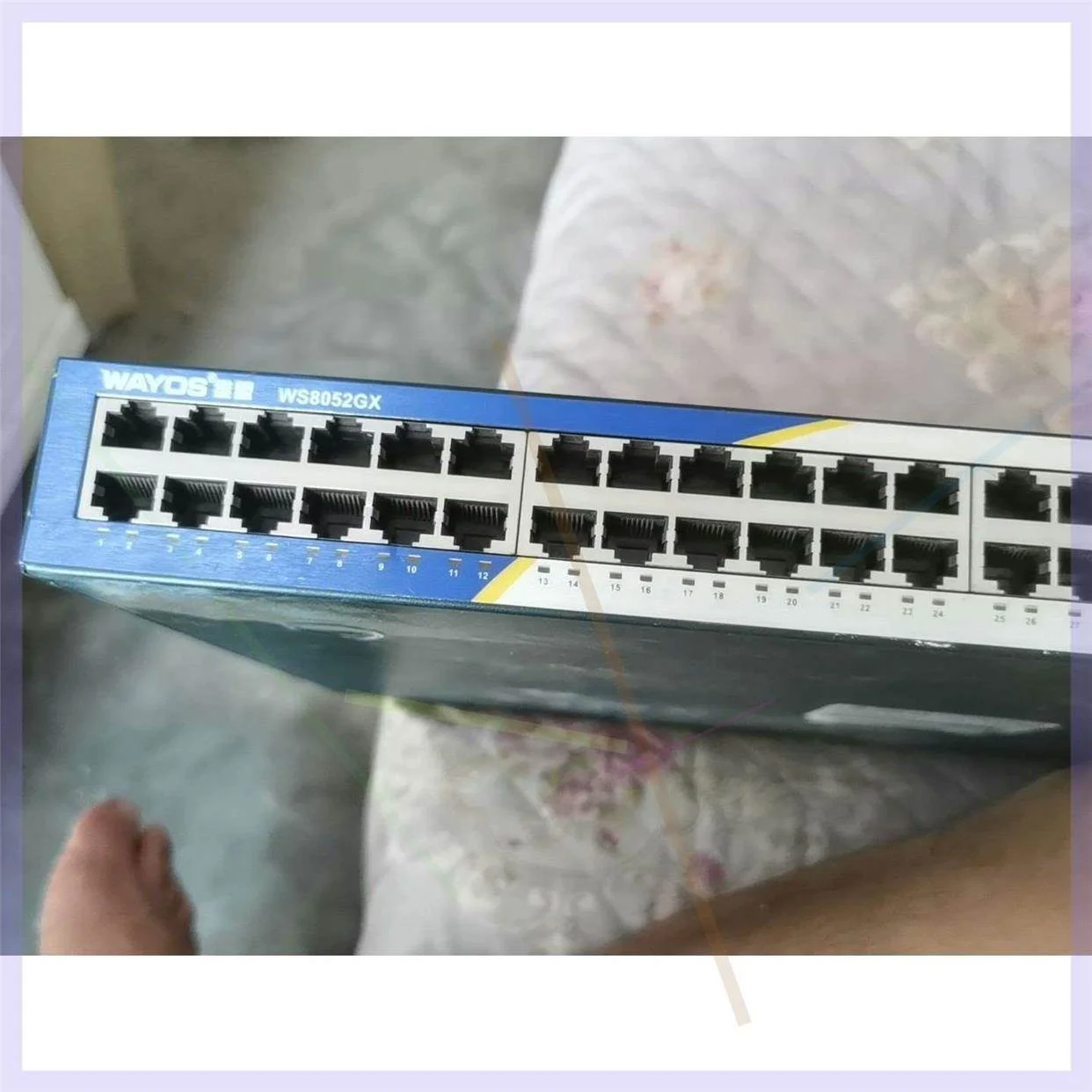 非实价议价议价议价直拍不发：维盟WS8052GX万兆管理交换机48个千