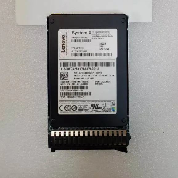 非实价议价议价lenovo 00YC466 800G SSD SAS 12G 2.5 00YC465非