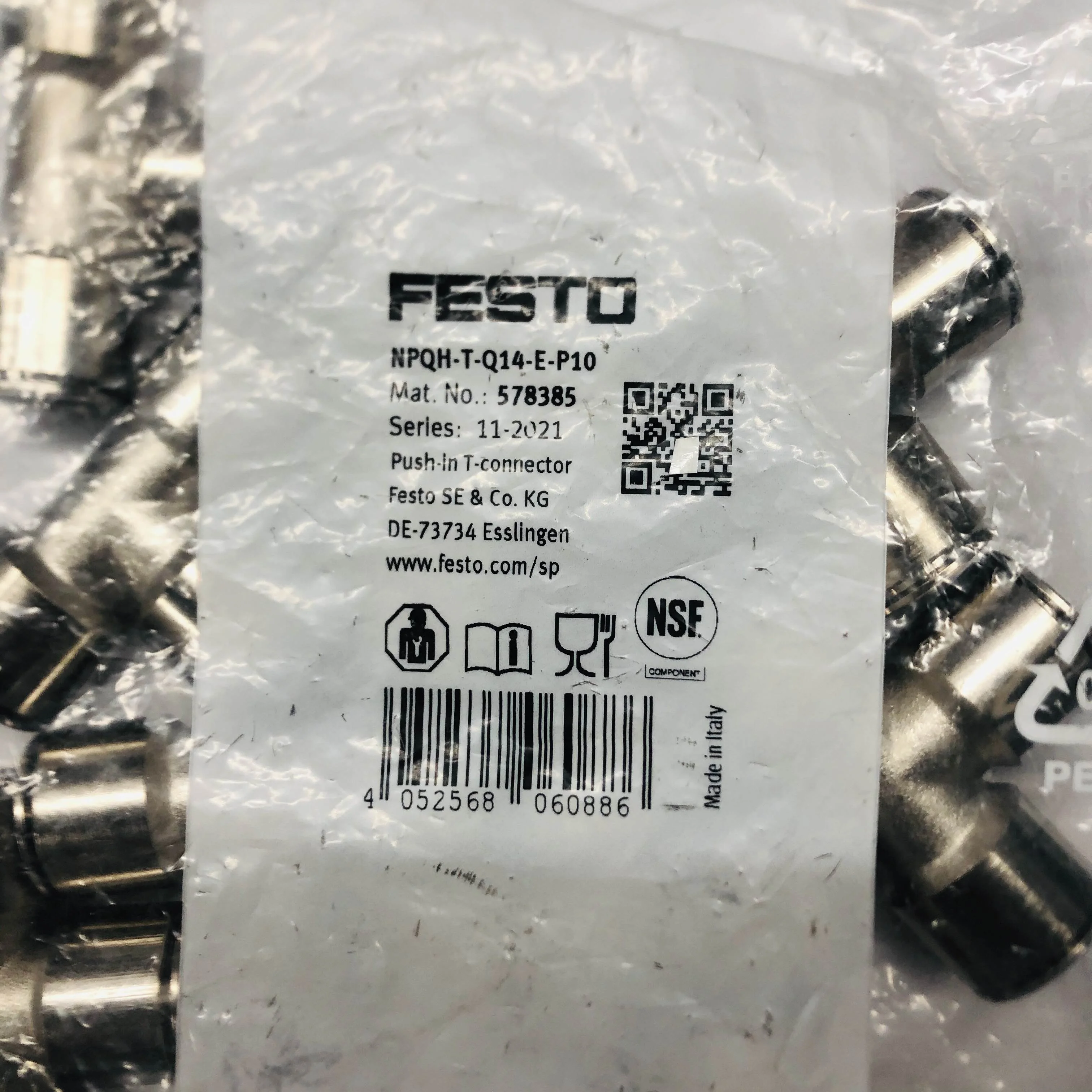 非实价议价议价全新FESTO费斯托接头NPQH-T-Q14-E-P10编号578385