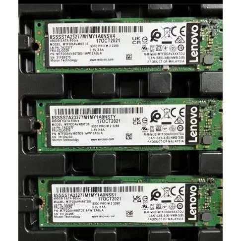 非实价议价议价Lenovo 02JG529 01KR465 480GB M.2 SATA 6Gb/s MT
