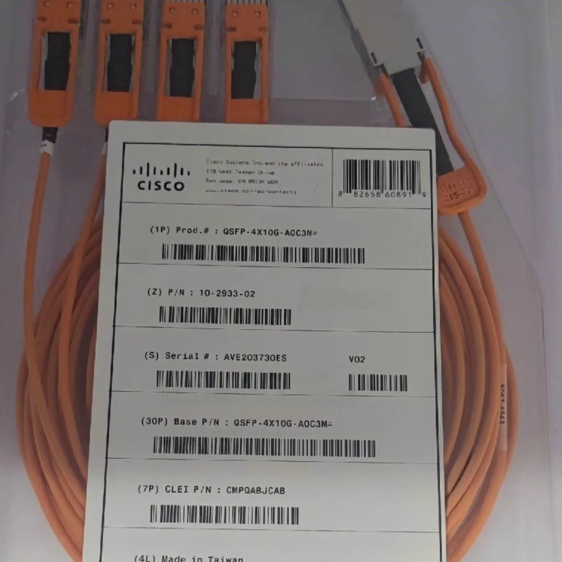 非实价议价议价思科CISCO QSFP-4X10G-AOC3M非实价议价议价