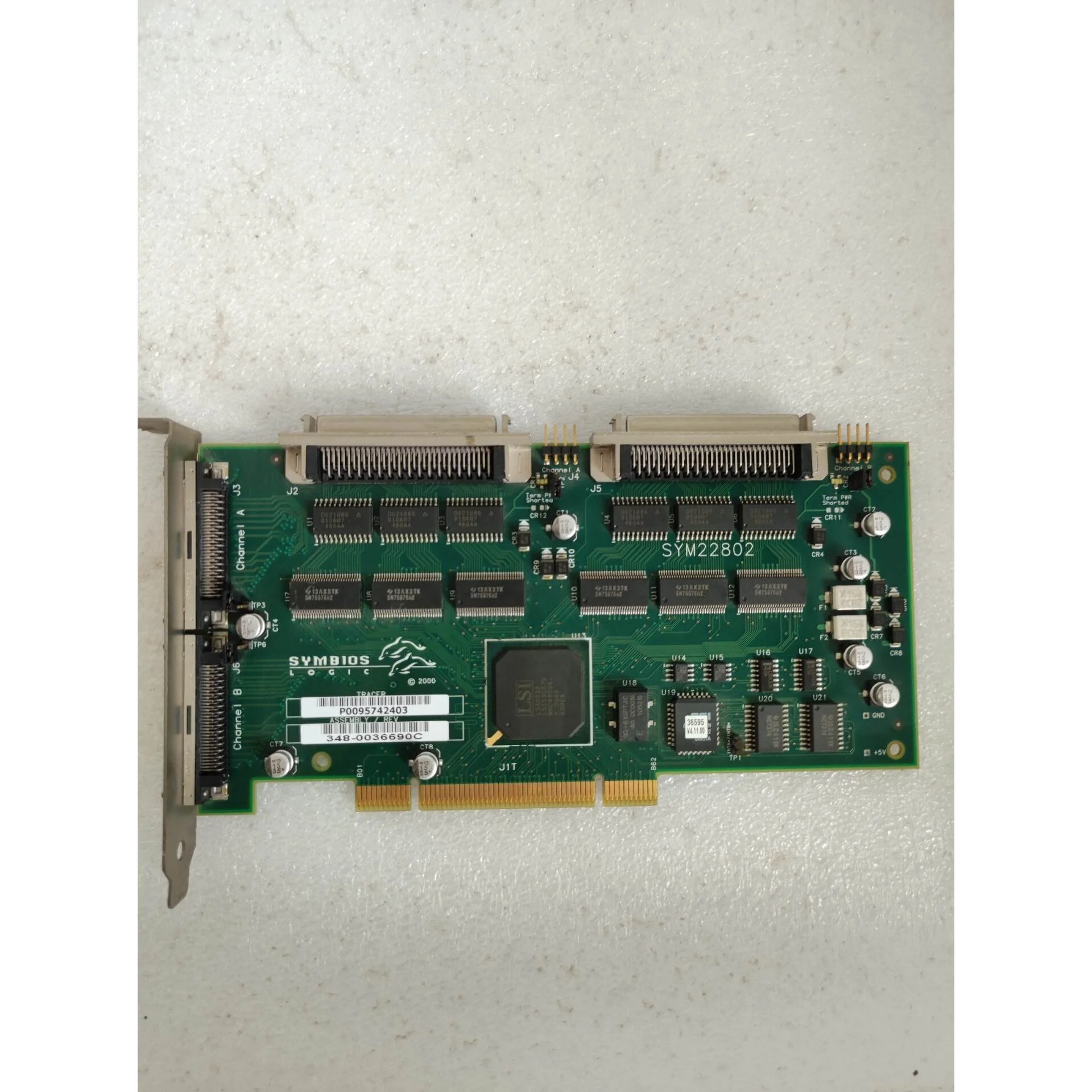 非实价议价议价SYMBIOS LOGIC SYM22802卡板,拆机九成新非实价议
