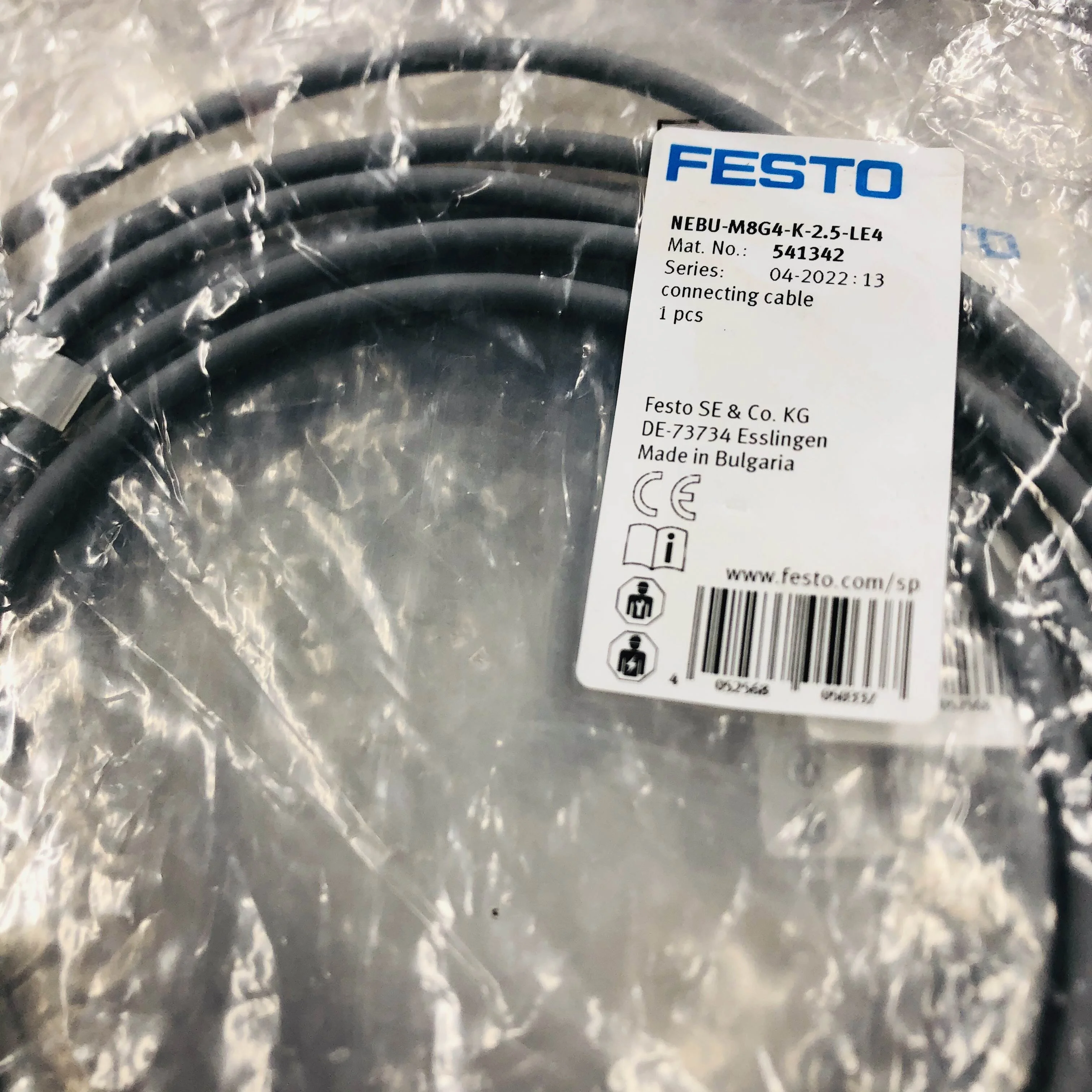 非实价议价议价全新原装FESTO费斯托MEBU-M8G4-K-2.5-LE4编号5413