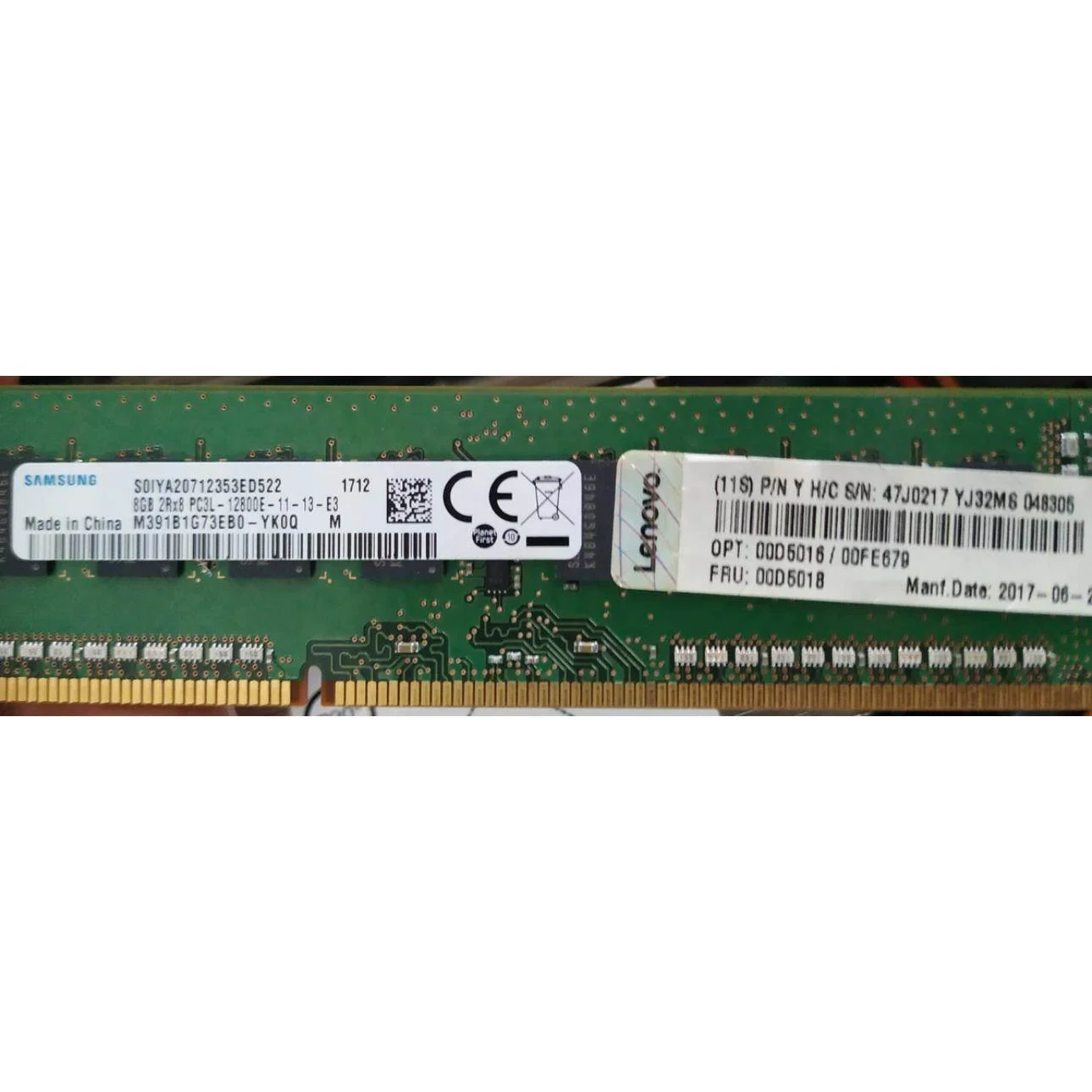 非实价议价议价00D5018 IBM 8GB PC3L-12800E 2Rx8 ECC 00D5016 4