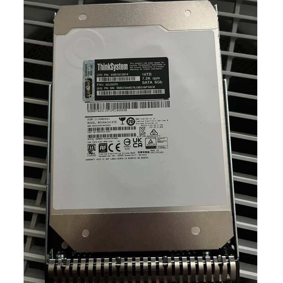 非实价议价议价lenovo 16T SATA 03GY894 4XB7A13914 02JK736 02J