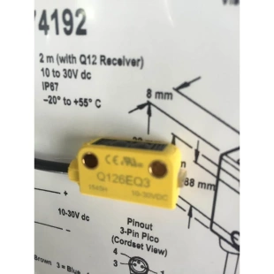 Q126EQ3 邦納小型光電傳感器 非實價議價議價Q12AN6RQ3 Q12RN6RQ3