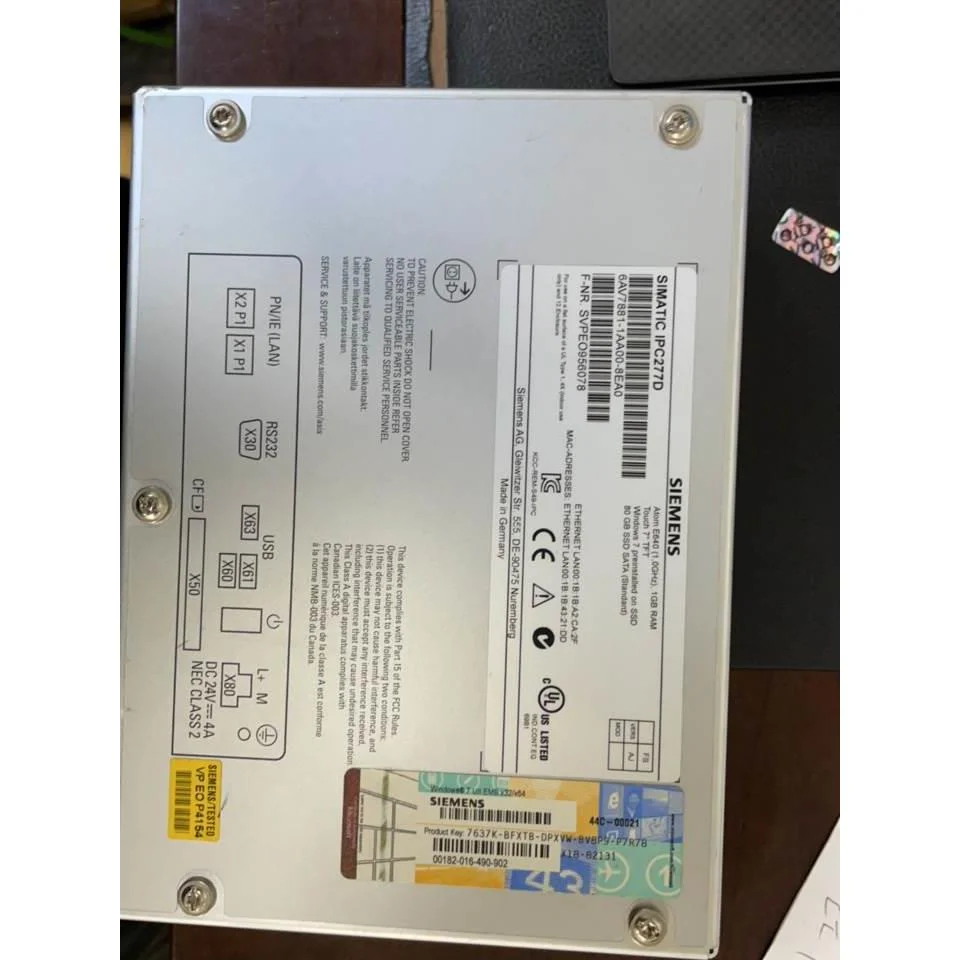 非实价议价议价西门子工控机，7寸的，型号IPC277D包邮 可单维修