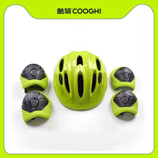 酷骑配套轮滑护具滑板套装骑行儿童护膝平衡车防摔头盔护具七件套