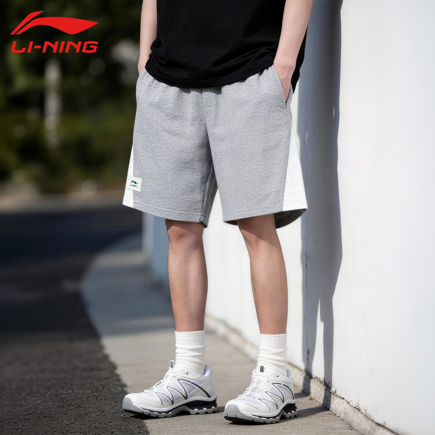 Lining/李宁跑步短裤男子2026夏季新款透气休闲舒适宽松五分裤女