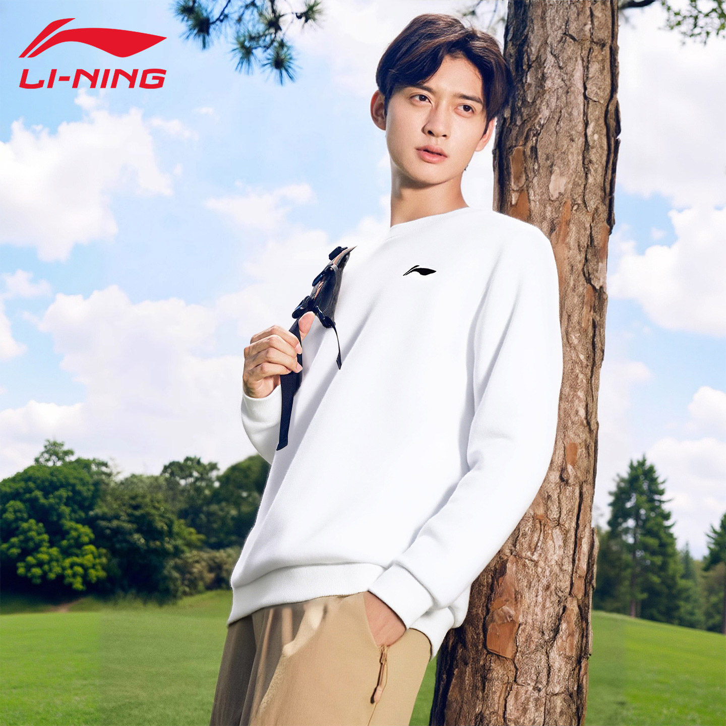 李宁卫衣男女同款运动休闲上衣