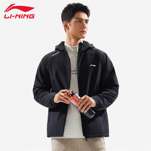 李宁棉服男短款冬季防风防泼水