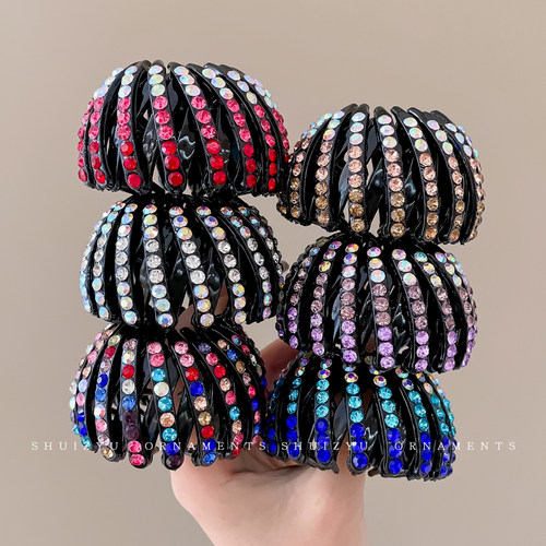 盘发神器发圈女马尾扣后脑勺抓夹