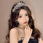 公主皇冠生日发箍女头冠高级感新娘头箍头饰2026网红新款 王冠发饰
