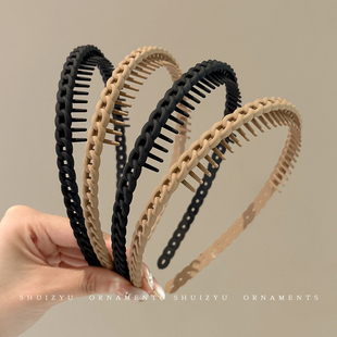 夏天洗脸带齿防滑洗脸专用头发发箍女款 头箍女士发卡头饰 2025新款