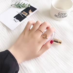 日韩潮人个性简约戒指