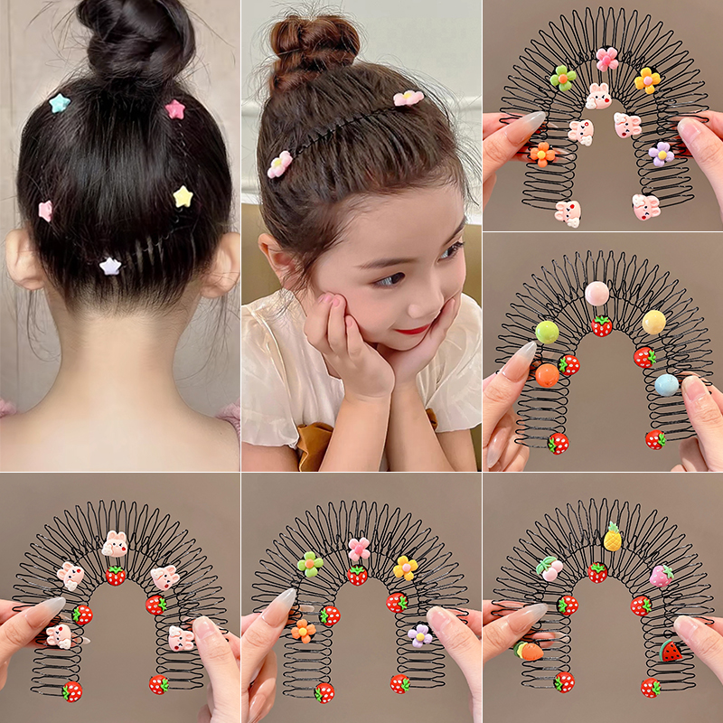 女儿童碎发拉拉梳发梳可爱