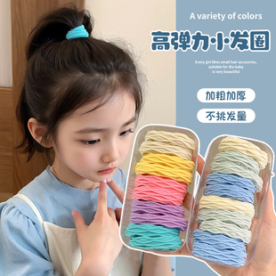 儿童头绳2026新款高端扎头发橡皮筋马尾发绳高弹力不伤发发圈发饰