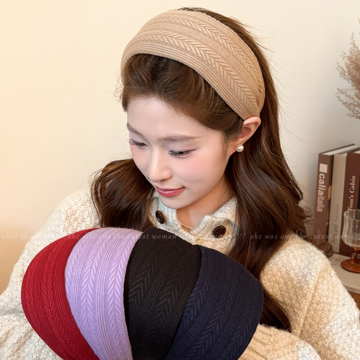 秋冬宽边发箍女2025新款