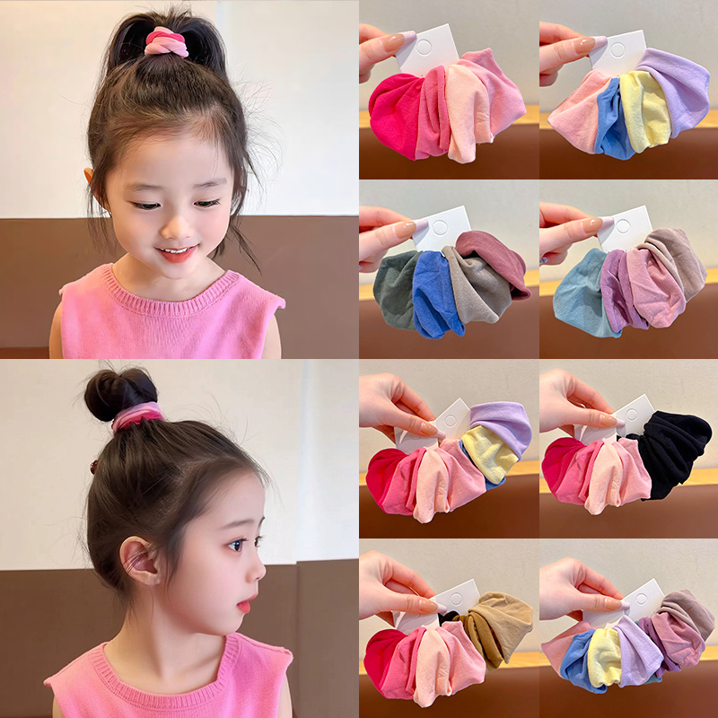 儿童彩色面膜发圈不伤发