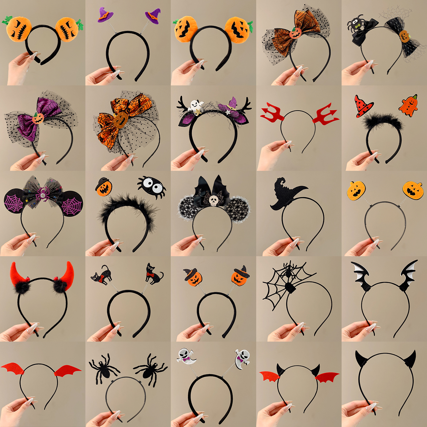 万圣节南瓜恶魔发箍女可爱