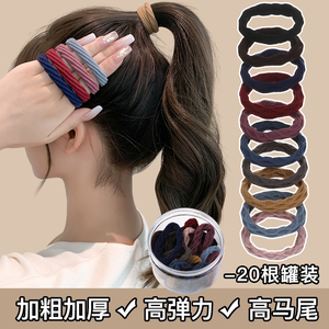 高弹力耐用头绳女生发圈头饰发绳大人皮筋女扎头橡皮筋扎头发成人