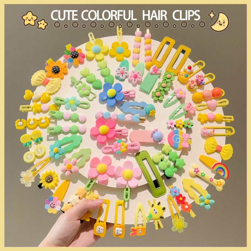 儿童彩绳发夹女童2024新款