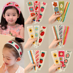 儿童碎发魔术贴发箍2026新款女童刘海贴发带发箍女孩可爱发贴头饰