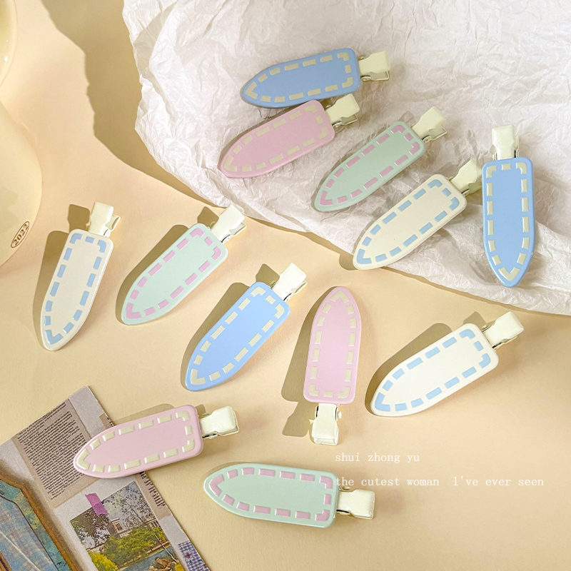 可爱虚线无痕发夹女2025新款