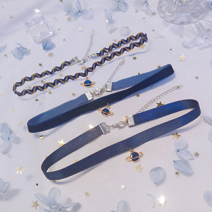 星球丝绒chocker项圈