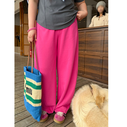 木子理想大码女装卫裤休闲显瘦