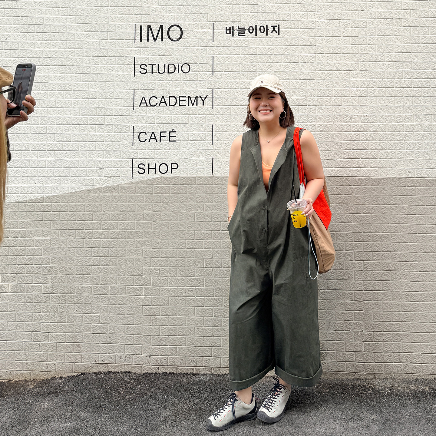 胖mm度假风连体裤木子理想大码女装春夏宽松柔软纹理工装风直筒裤