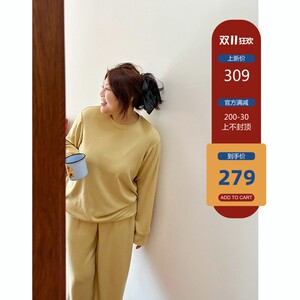 木子理想冬季大码家居服套装胖妹妹澳绒舒适保暖居家服套装200斤