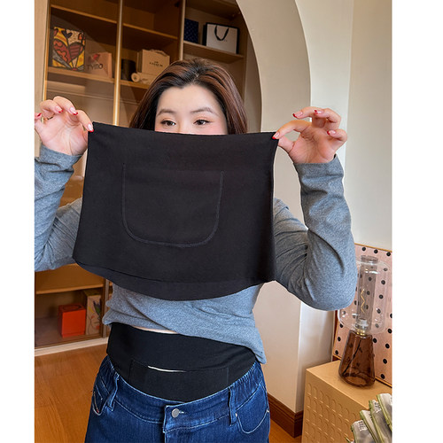 木子理想大码德绒保暖护腰暖宫