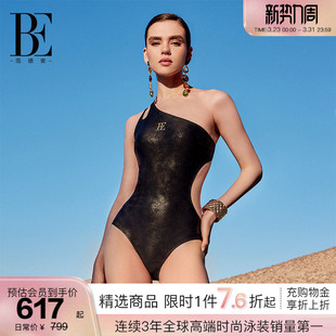 BE范德安时尚 连体泳衣女士防晒快干ins风欧美显瘦游泳馆 系列2026