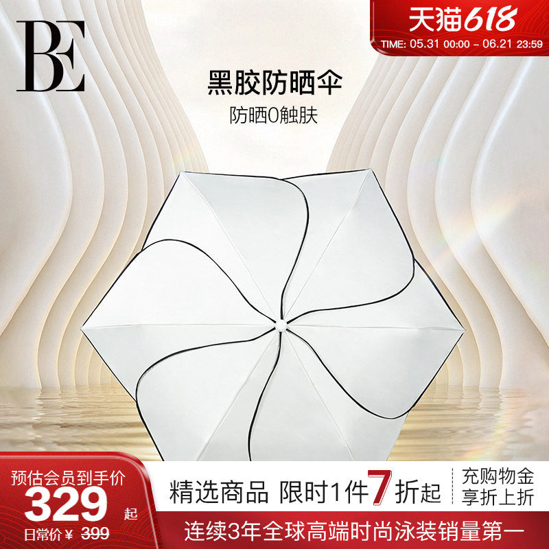 BE范德安小黑裙系列晴雨两用伞