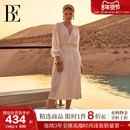 BE范德安ANNA系列2025新品 沙滩裙沙滩海边度假 女士披纱裹裙蝙蝠袖