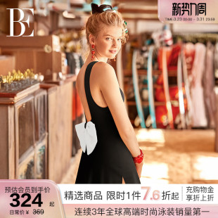 BE范德安ANNA系列2026 泳衣开衩裙遮肉显瘦游泳馆 女士连体裙式